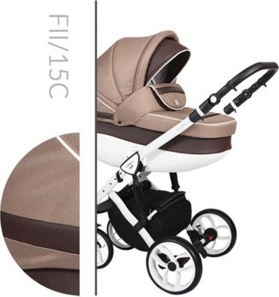 Kočárek Baby Merc Faster II Style 2019 dvojkombinace bílý rám FII/15C - obrázek 1