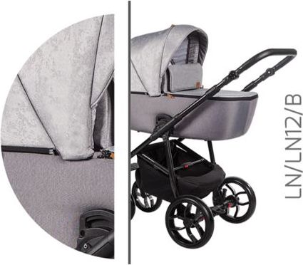 Kočárek Baby Merc La Noche 2019 dvojkombinace LN/12B - obrázek 3