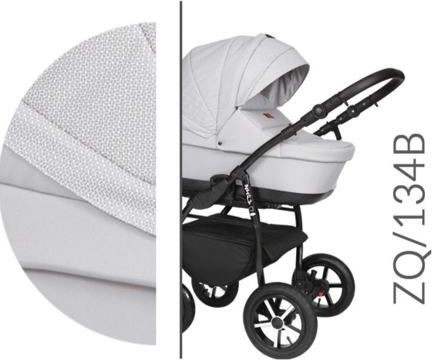 Kočárek Baby Merc Zipy Q 2019 dvojkombinace černý rám ZQ/134B - obrázek 1