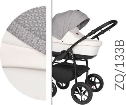 Kočárek Baby Merc Zipy Q 2019 dvojkombinace černý rám ZQ/133B - obrázek 1