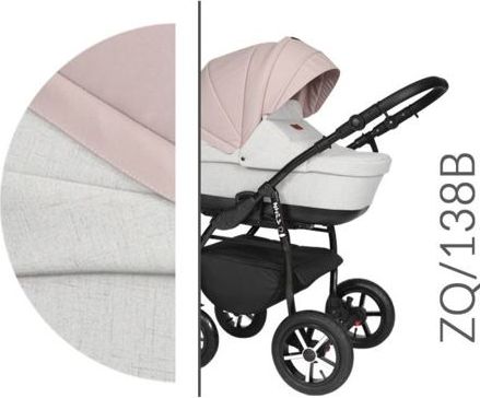Kočárek Baby Merc Zipy Q 2019 dvojkombinace černý rám ZQ/138B - obrázek 1