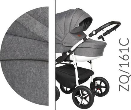 Kočárek Baby Merc Zipy Q 2019 dvojkombinace bílý rám ZQ/161C - obrázek 1