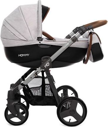Kočárek Baby Active Mommy 2019 trojkombinace s autosedačkou Grey Star - obrázek 1