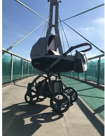 Kočárek Baby Active Mommy 2019 trojkombinace s autosedačkou Grey Star - obrázek 8