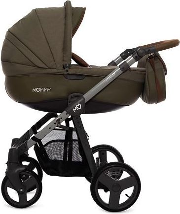 Kočárek Baby Active Mommy 2019 trojkombinace s autosedačkou Khaki - obrázek 1