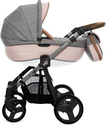 Kočárek Baby Active Mommy 2019 trojkombinace s autosedačkou Pinky - obrázek 1