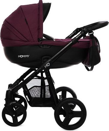 Kočárek Baby Active Mommy 2019 trojkombinace s autosedačkou Plum - obrázek 1