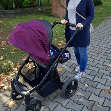 Kočárek Baby Active Mommy 2019 trojkombinace s autosedačkou Plum - obrázek 8