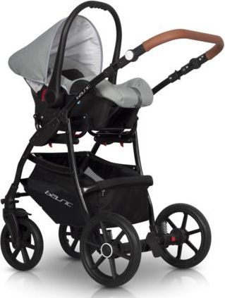 Kočárek Riko Basic Pastel 2021 trojkombinace s autosedačkou Powder pink - obrázek 3
