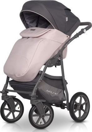 Kočárek Riko Basic Pastel 2021 trojkombinace s autosedačkou Powder pink - obrázek 5
