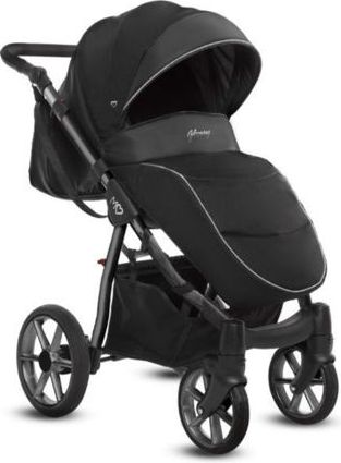 Kočárek Baby Active Mommy Glossy trojkombinace s autosedačkou Black/Space Gray - obrázek 2