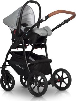 Kočárek Riko Basic Plus 2021 trojkombinace s autosedačkou Anthracite - obrázek 3