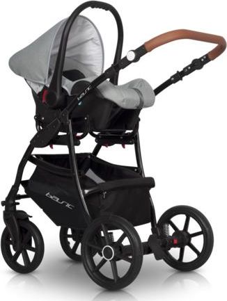 Kočárek Riko Basic Plus 2021 trojkombinace s autosedačkou Grey Fox - obrázek 3