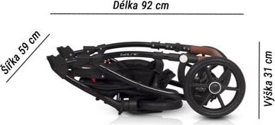 Kočárek Riko Basic Plus 2021 trojkombinace s autosedačkou Grey Fox - obrázek 16
