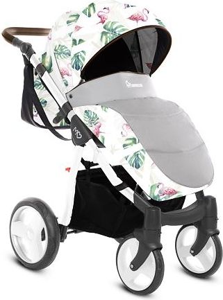 Kočárek Baby Active Mommy Summer 2019 trojkombinace s autosedačkou Flamingo - obrázek 2