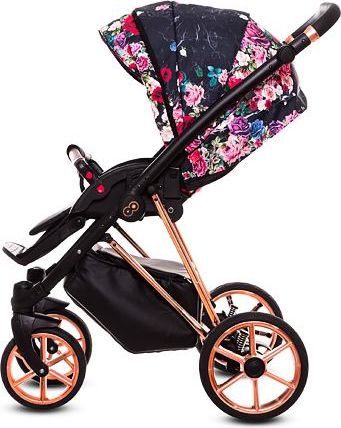 Kočárek Baby Active Musse Rose 2019 trojkombinace s autosedačkou Dark Rose - obrázek 2