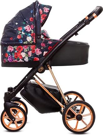 Kočárek Baby Active Musse Rose 2019 trojkombinace s autosedačkou Dark Rose - obrázek 1