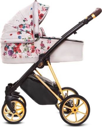 Kočárek Baby Active Musse Rose 2019 trojkombinace s autosedačkou Light Rose - obrázek 1