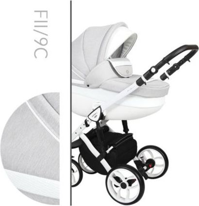 Kočárek Baby Merc Faster II Style 2019 trojkombinace bílý rám s autosedačkou FII/9C - obrázek 1
