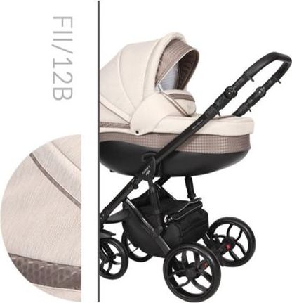 Kočárek Baby Merc Faster II Style 2019 trojkombinace černý rám s autosedačkou FII/12B - obrázek 1