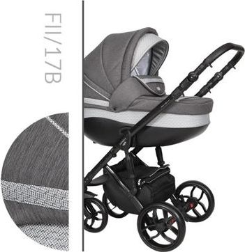 Kočárek Baby Merc Faster II Style 2019 trojkombinace černý rám s autosedačkou FII/17B - obrázek 1