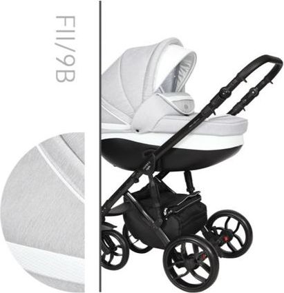 Kočárek Baby Merc Faster II Style 2019 trojkombinace černý rám s autosedačkou FII/9B - obrázek 1