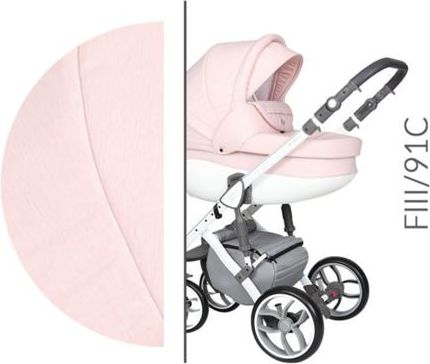 Kočárek Baby Merc Faster III Style 2019 trojkombinace bílý rám s autosedačkou FIII/91C - obrázek 1