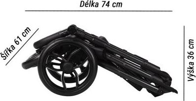 Kočárek Baby Merc La Noche 2019 trojkombinace s autosedačkou LN/06B - obrázek 16