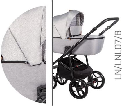 Kočárek Baby Merc La Noche 2019 trojkombinace s autosedačkou LN/07B - obrázek 3