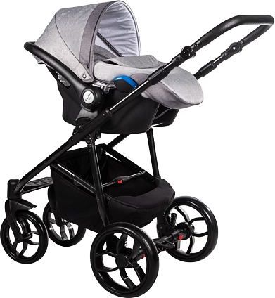 Kočárek Baby Merc La Noche 2019 trojkombinace s autosedačkou LN/12B - obrázek 4