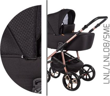 Kočárek Baby Merc La Noche Limited 2020 trojkombinace s autosedačkou LNL/LNL08/SME - obrázek 3