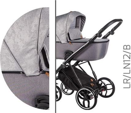 Kočárek Baby Merc La Rosa 2020 trojkombinace s autosedačkou LR/LN12/B - obrázek 4