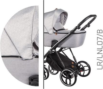 Kočárek Baby Merc La Rosa 2020 trojkombinace s autosedačkou LR/LNL07/B - obrázek 4