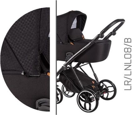 Kočárek Baby Merc La Rosa 2020 trojkombinace s autosedačkou LR/LNL08/B - obrázek 4