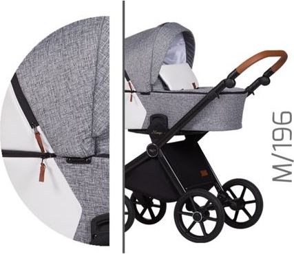 Kočárek Baby Merc Mango 2020 trojkombinace s autosedačkou M/196 - obrázek 4