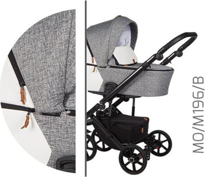 Kočárek Baby Merc Mosca 2020 trojkombinace s autosedačkou MO/M196/B - obrázek 4
