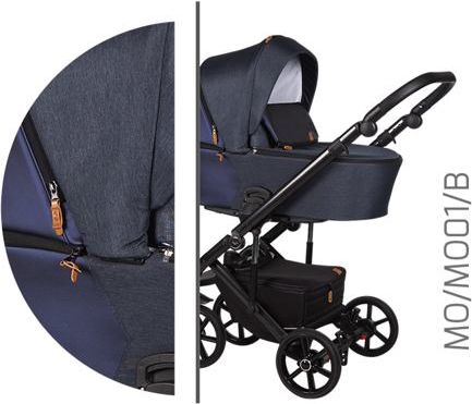 Kočárek Baby Merc Mosca 2020 trojkombinace s autosedačkou MO/MO01/B - obrázek 4