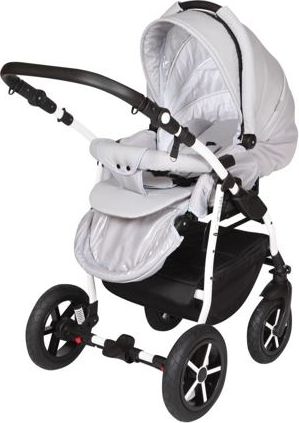Kočárek Baby Merc Zipy Q 2019 trojkombinace bílý rám s autosedačkou ZQ/160C - obrázek 2