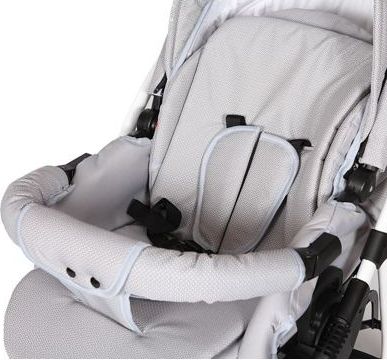 Kočárek Baby Merc Zipy Q 2019 trojkombinace bílý rám s autosedačkou ZQ/160C - obrázek 10