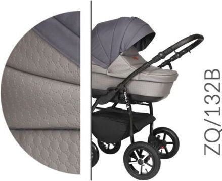 Kočárek Baby Merc Zipy Q 2019 trojkombinace černý rám s autosedačkou ZQ/132B - obrázek 1