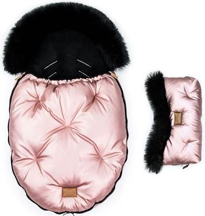 Rukávník Floo For Baby Alaska 2019 Shine Pink/Black - obrázek 2