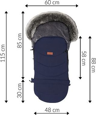 Fusak Baby Merc Eskimo světle šedá - obrázek 2
