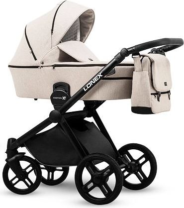 Kočárek Lonex Emotion XT dvojkombinace XT03 Krémová - obrázek 1
