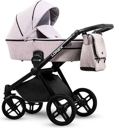 Kočárek Lonex Emotion XT dvojkombinace XT04 Světle šedá - obrázek 1