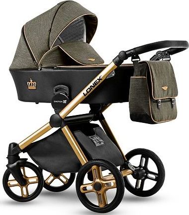 Kočárek Lonex Emotion XT dvojkombinace XT07 Khaki - obrázek 1