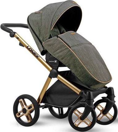 Kočárek Lonex Emotion XT dvojkombinace XT07 Khaki - obrázek 2