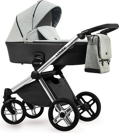 Kočárek Lonex Emotion XT dvojkombinace XT10 černá/šedá - obrázek 1