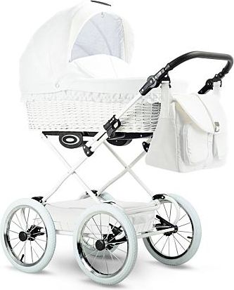 Kočárek Lonex Classic Retro dvojkombinace R18 bílá - obrázek 1