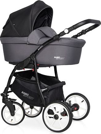 Kočárek Riko Basic Sport 2020 trojkombinace Carbon - obrázek 2