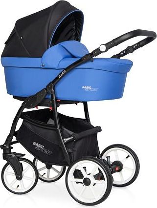 Kočárek Riko Basic Sport 2020 trojkombinace Racing blue - obrázek 2